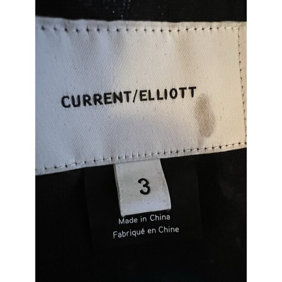 Current/Elliott black velvet ruffle sleeve oversized blouse holiday California L - Picture 4 of 8